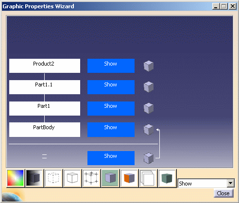 catia v5r21 make specification tree larger